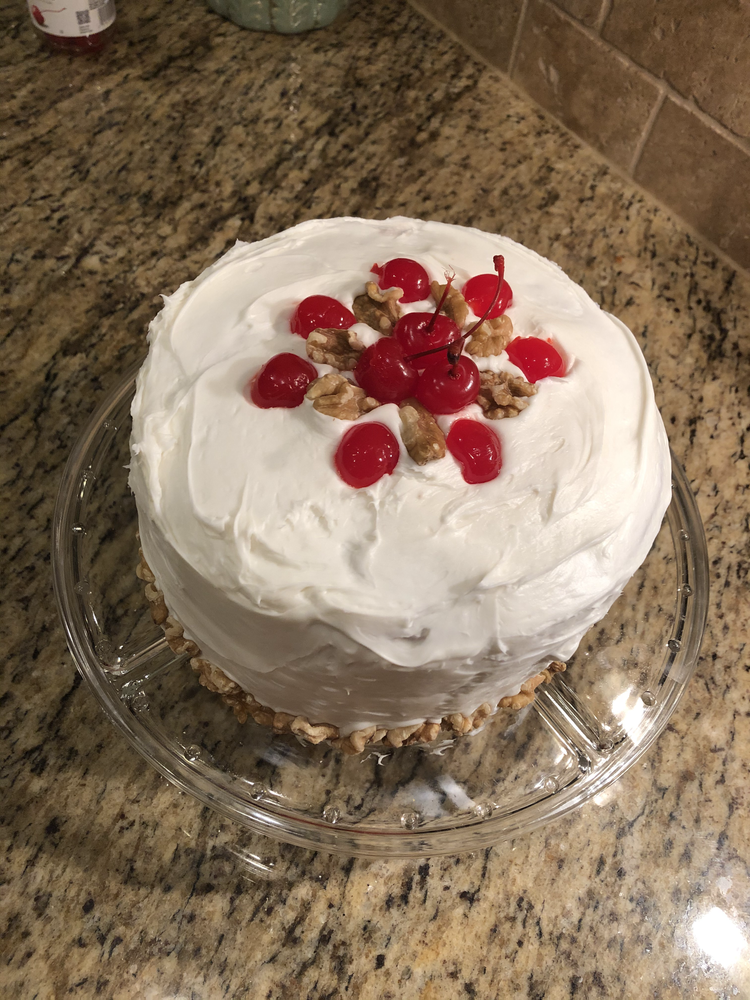 Cherry Nut Cake Cottage Pudding Challenge