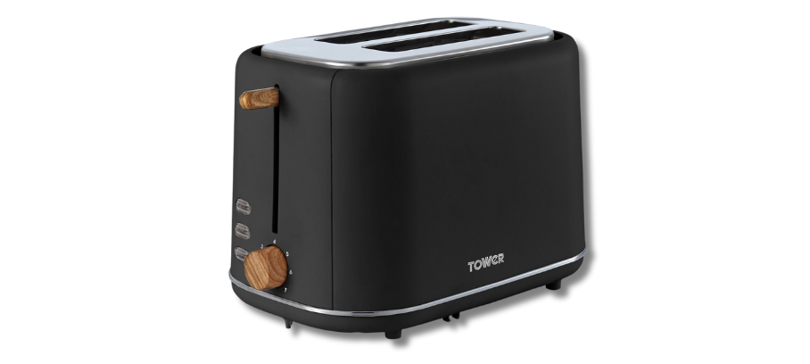 Scandi 800W 2 Slice Toaster (Black)