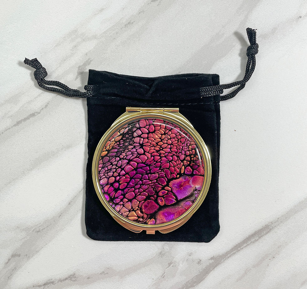 Thumbnail: Fluid Art Compact Mirror