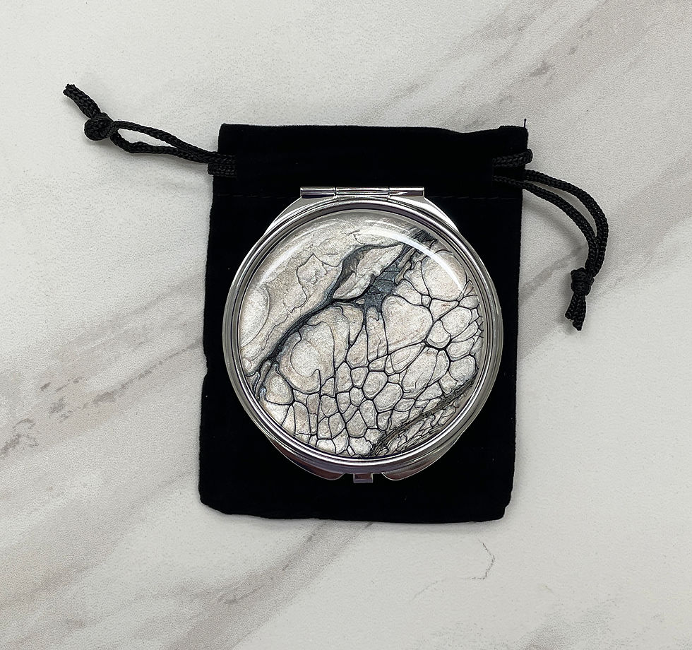 Thumbnail: Fluid Art Compact Mirror