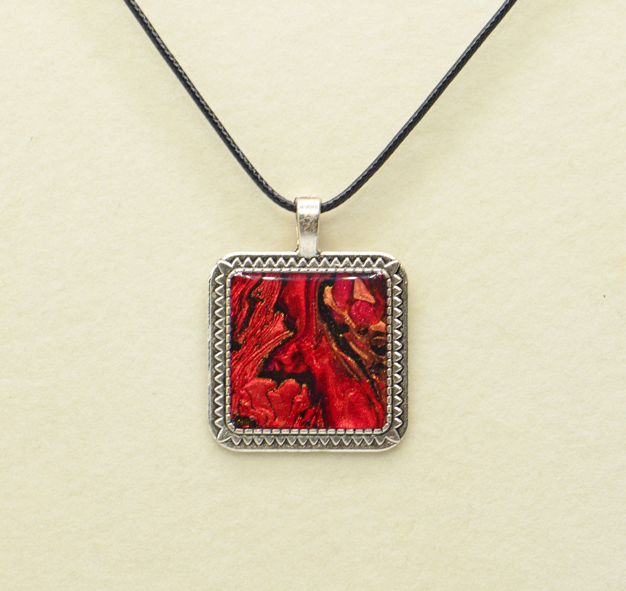 Fluid Art Pendant