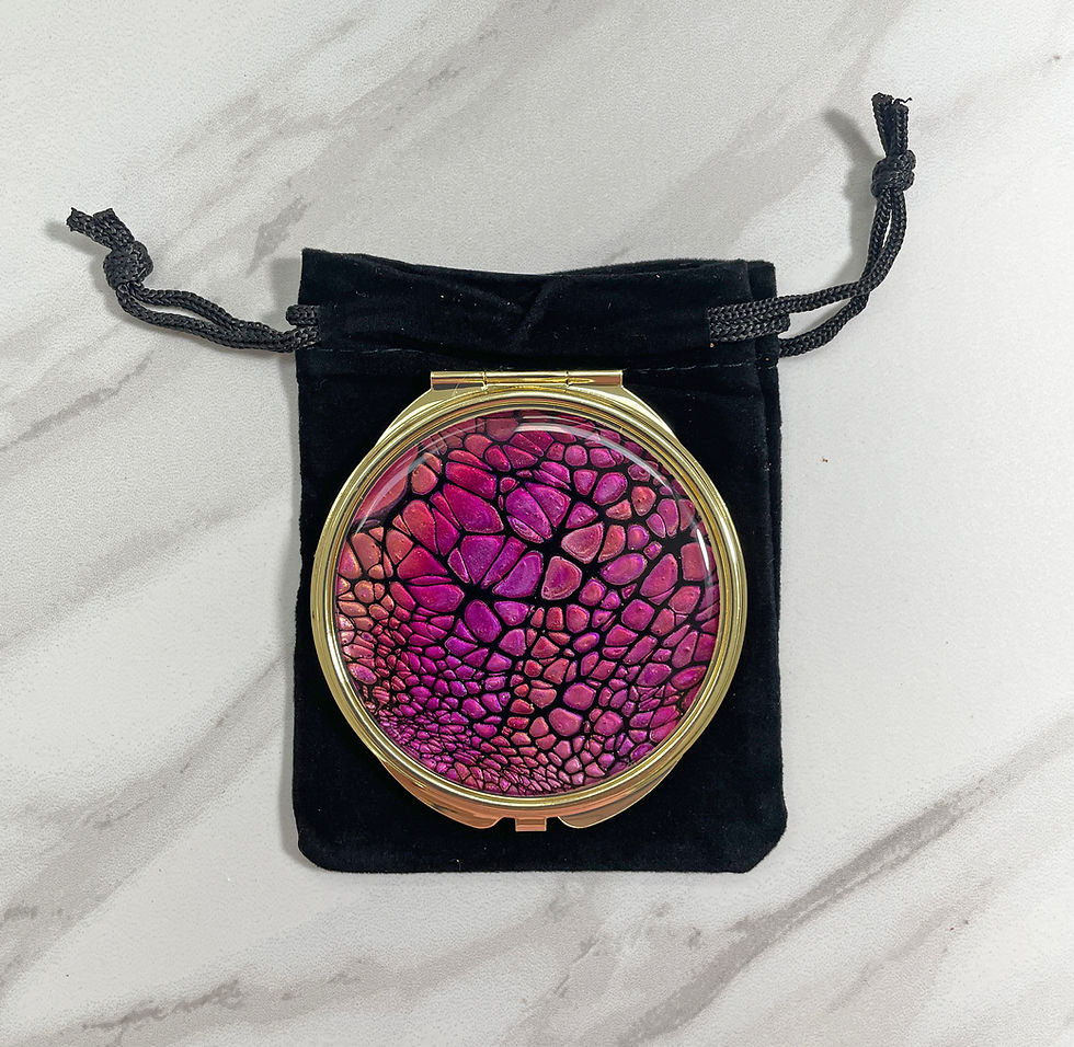 Thumbnail: Fluid Art Compact Mirror