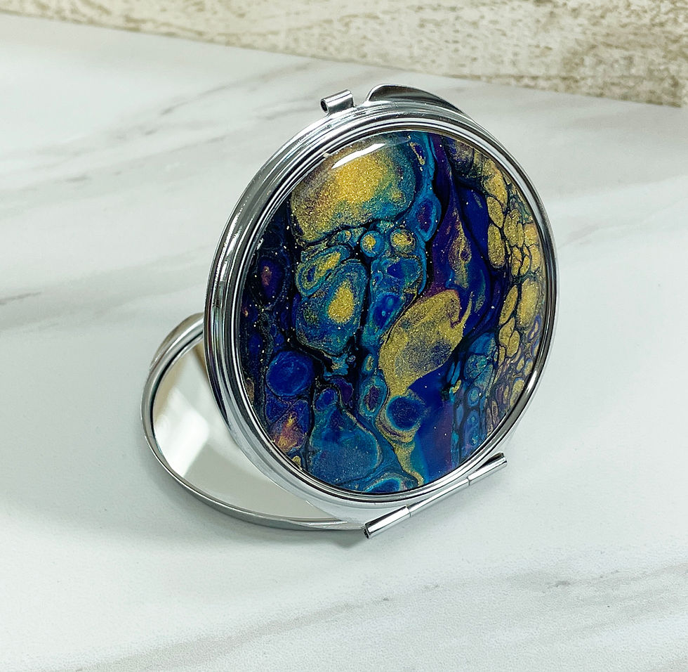 Thumbnail: Fluid Art Compact Mirror