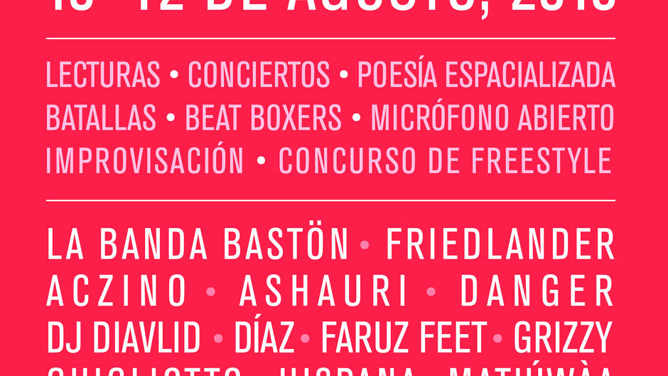 Tardes de rap, versos y literatura