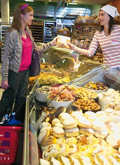 Barbara Horvat in commercial for Mercator