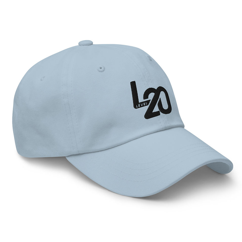 Thumbnail: L20 DAD HAT (Black Logo)