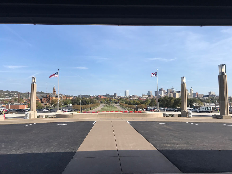 Flag Poles,Union Station,Cincinnati