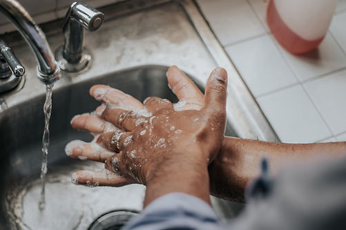 covid washing hands