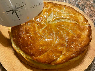 Galette des rois pommes spéculoos végane 