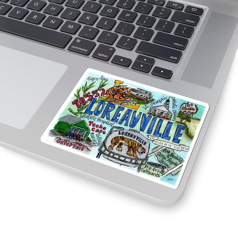Thumbnail: Loreauville, Louisiana Sticker —