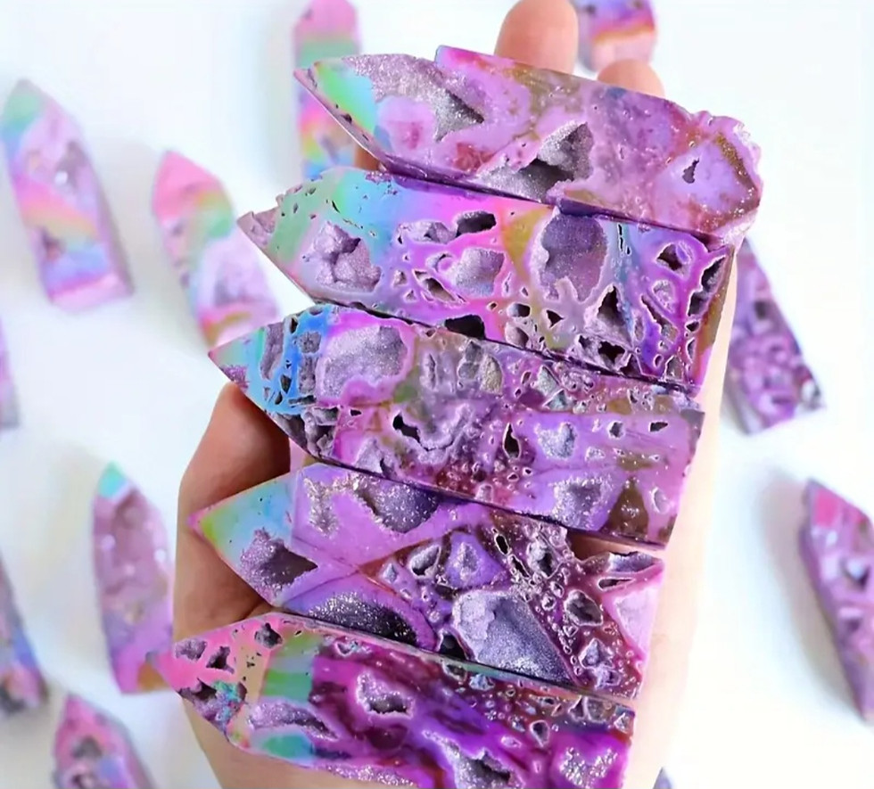 Thumbnail: Natural Purple Halo Sphalerite Tower