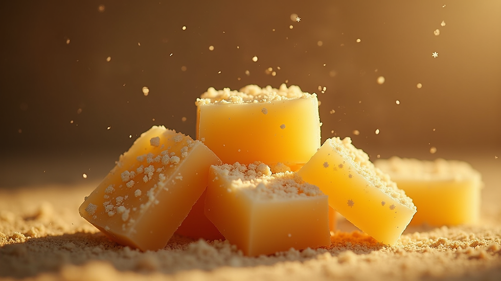 Close-up de bagaço de cana-de-açúcar empilhado em silo