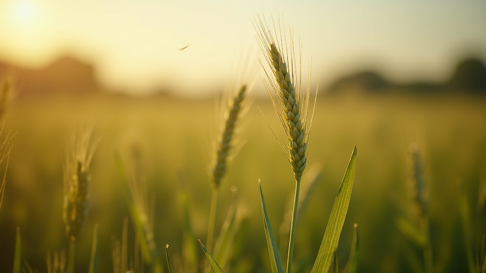 Close-up de plantação de milho com solo limpo