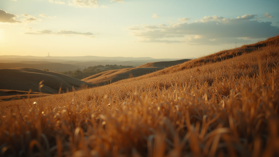 Vista aérea de fazenda com gado pastando