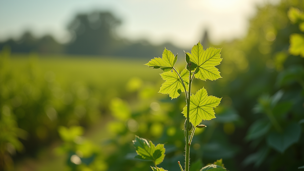 Close-up de sensor de umidade instalado em solo agrícola