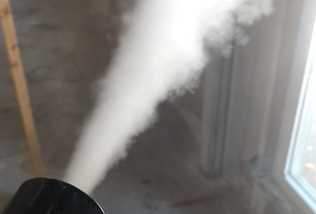 home in need of cleaning and deodorizing from smoke and smoot damage