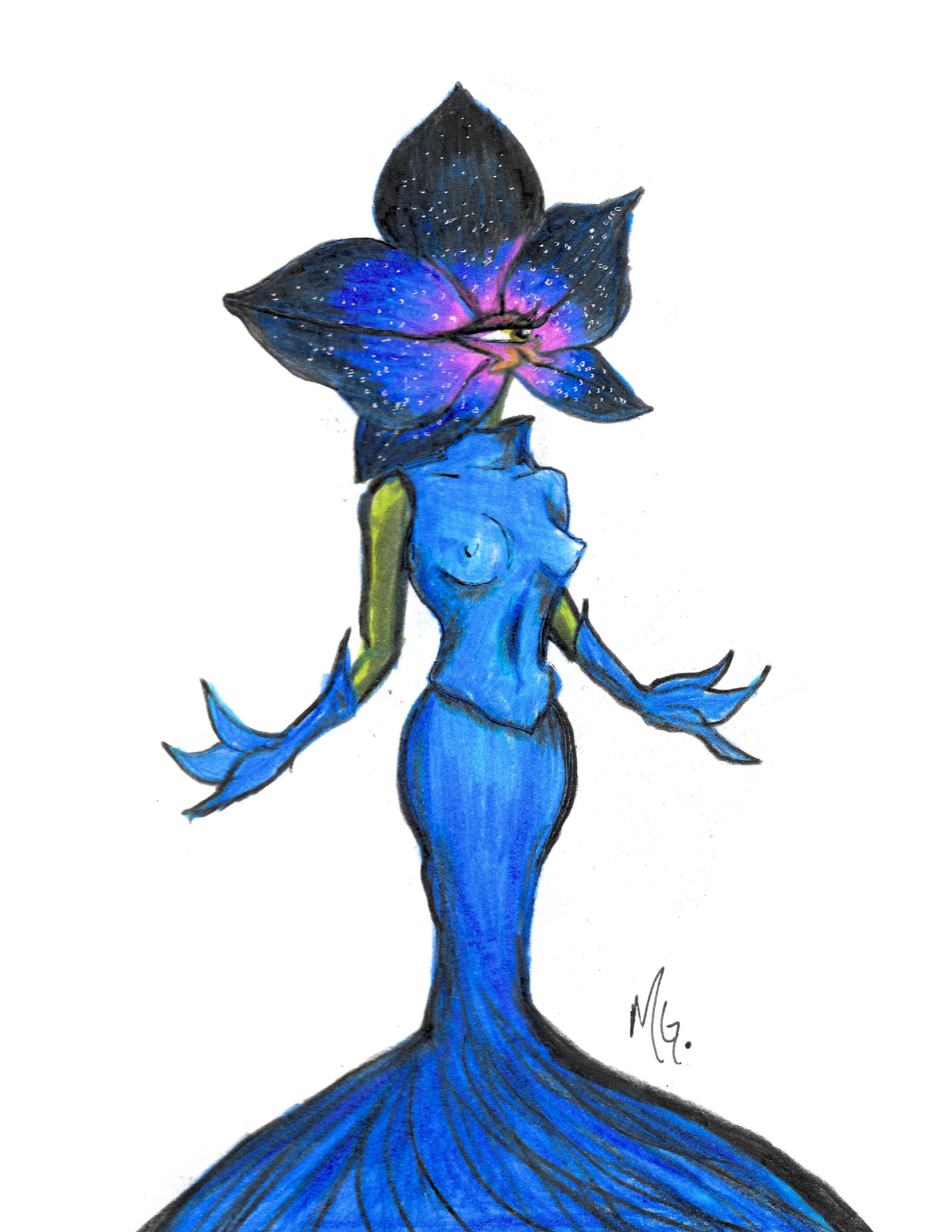 Orchid Lady in Robert Wun