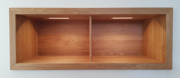 Eclairage intégré à des niches dans un belle demeure à Bazas en Gironde