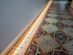 Rétro Eclairage d'un couloir d'une échoppe à Bordeaux