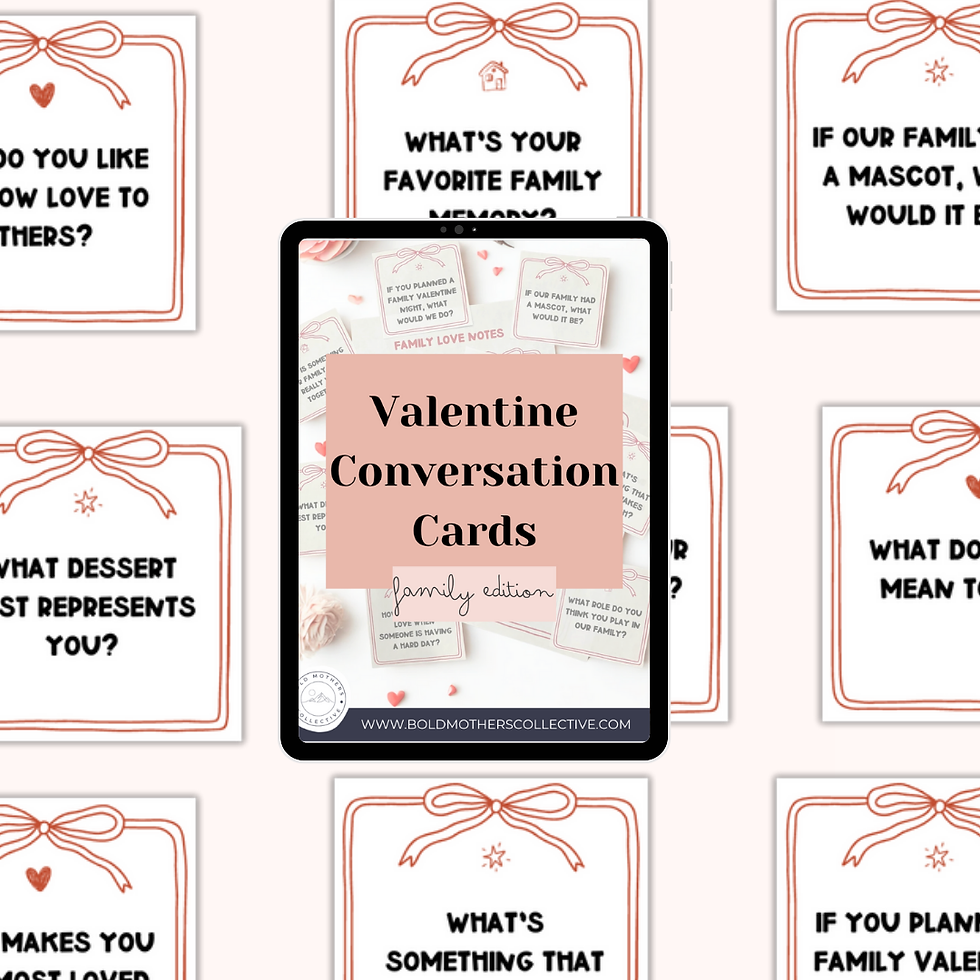 Thumbnail: Valentine Conversation Cards- Family Edition