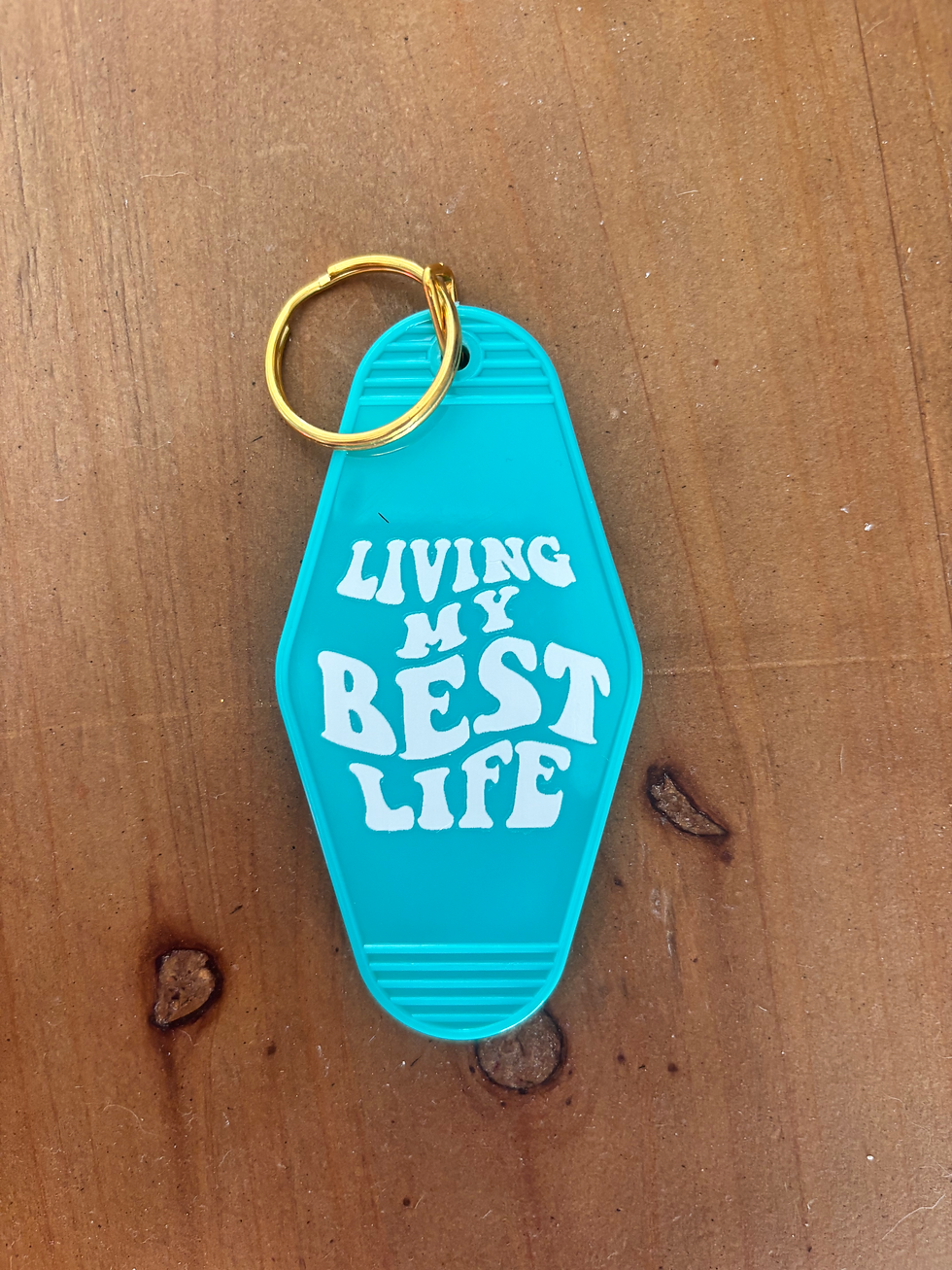 Thumbnail: Living My Best Life Motel Keychain