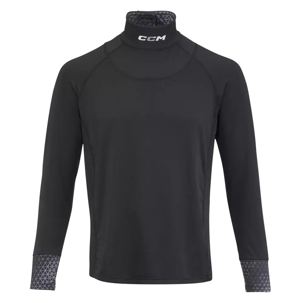 CCM Youth Cut Protection Neck Guard Long Sleeve Baselayer