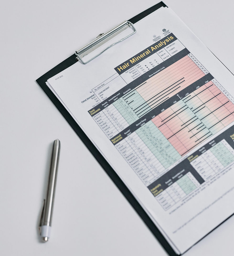 Hair Mineral and Heavy Metal Analysis