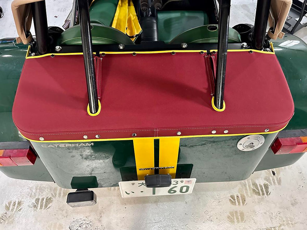 ケーターハムセブン用トランクカバー Trunk cover for Caterham
