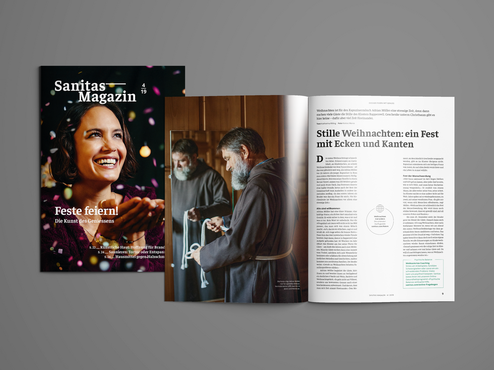SANITAS MAGAZIN – Kundenmagazin 1/20 und 4/19
