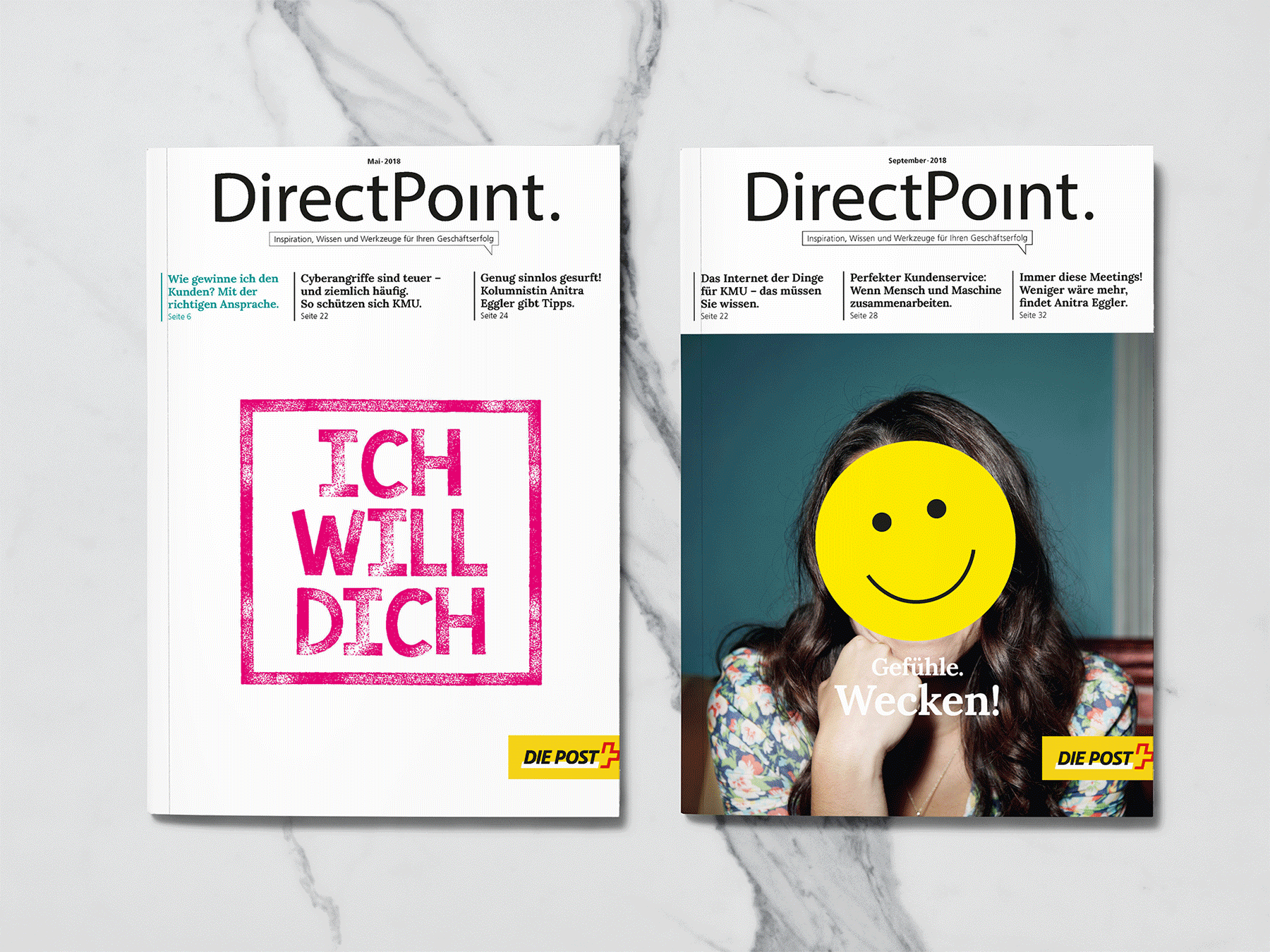 DIRECTPOINT – POST Magazin für Direktmarketing, bei Infel AG entstanden