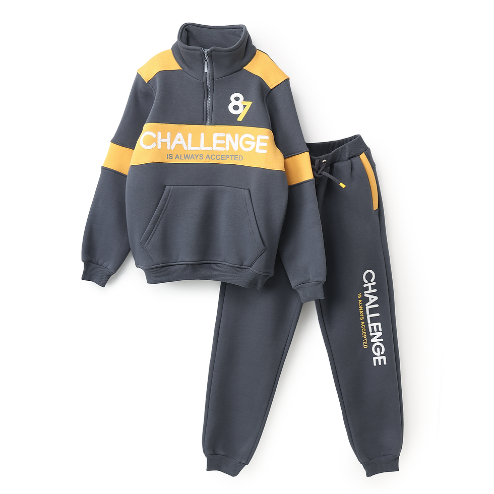 الصورة المصغرة: سويت شيرت مطبوع + بنطال مطبوع