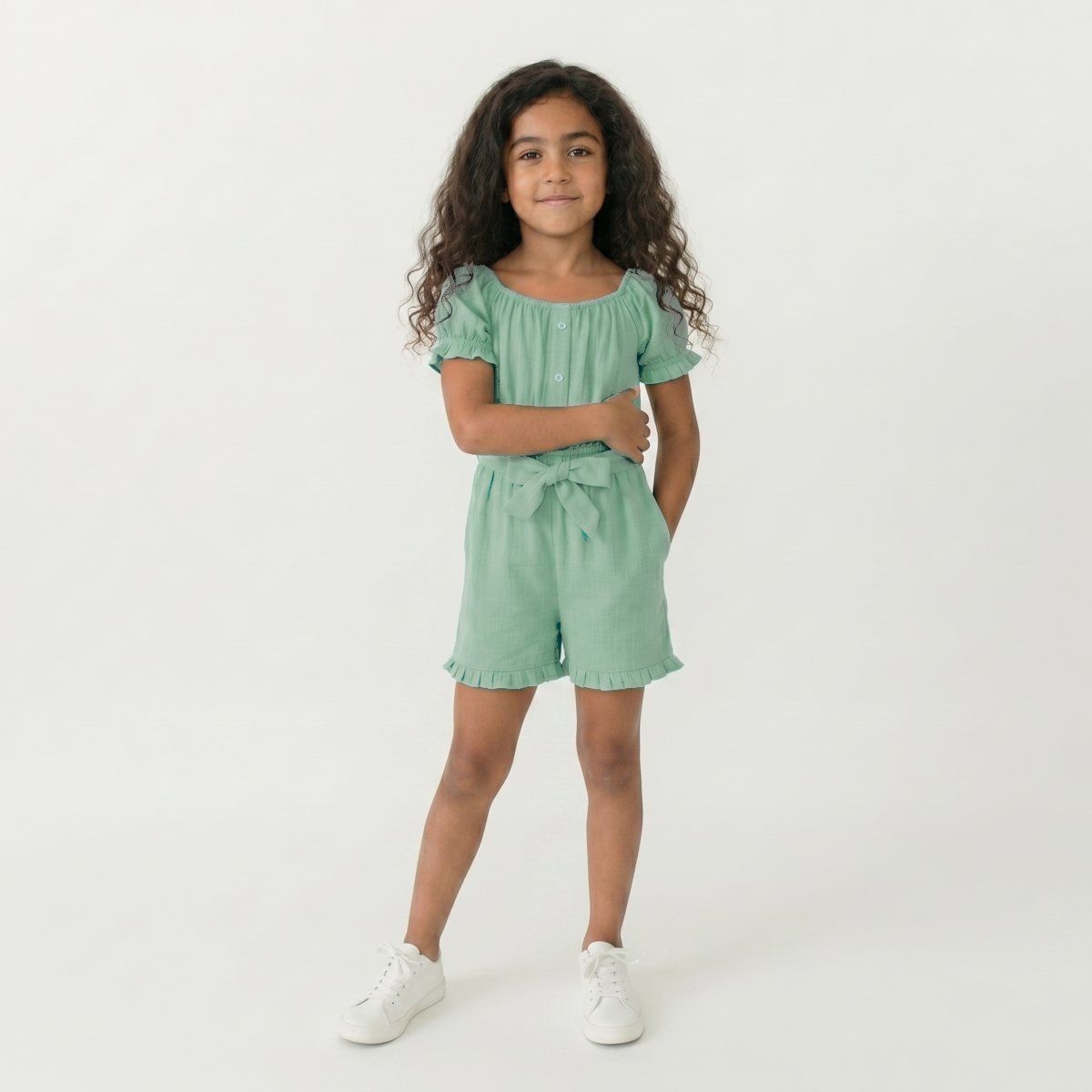 Short Sleeve Jumpsuit