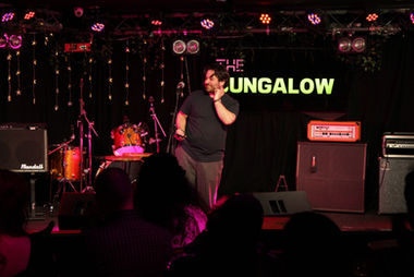 Photo of StoryTree Issue 3 Contributor Gilad Zinman performing.