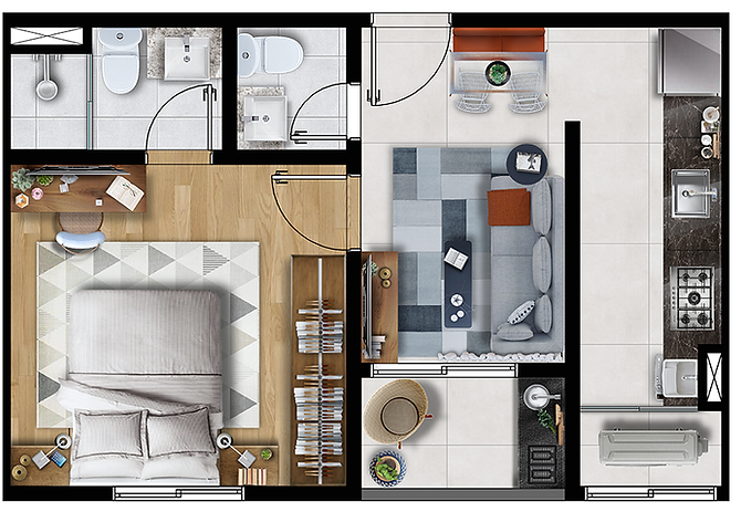 Residencial Lumina - plantas inteligentes