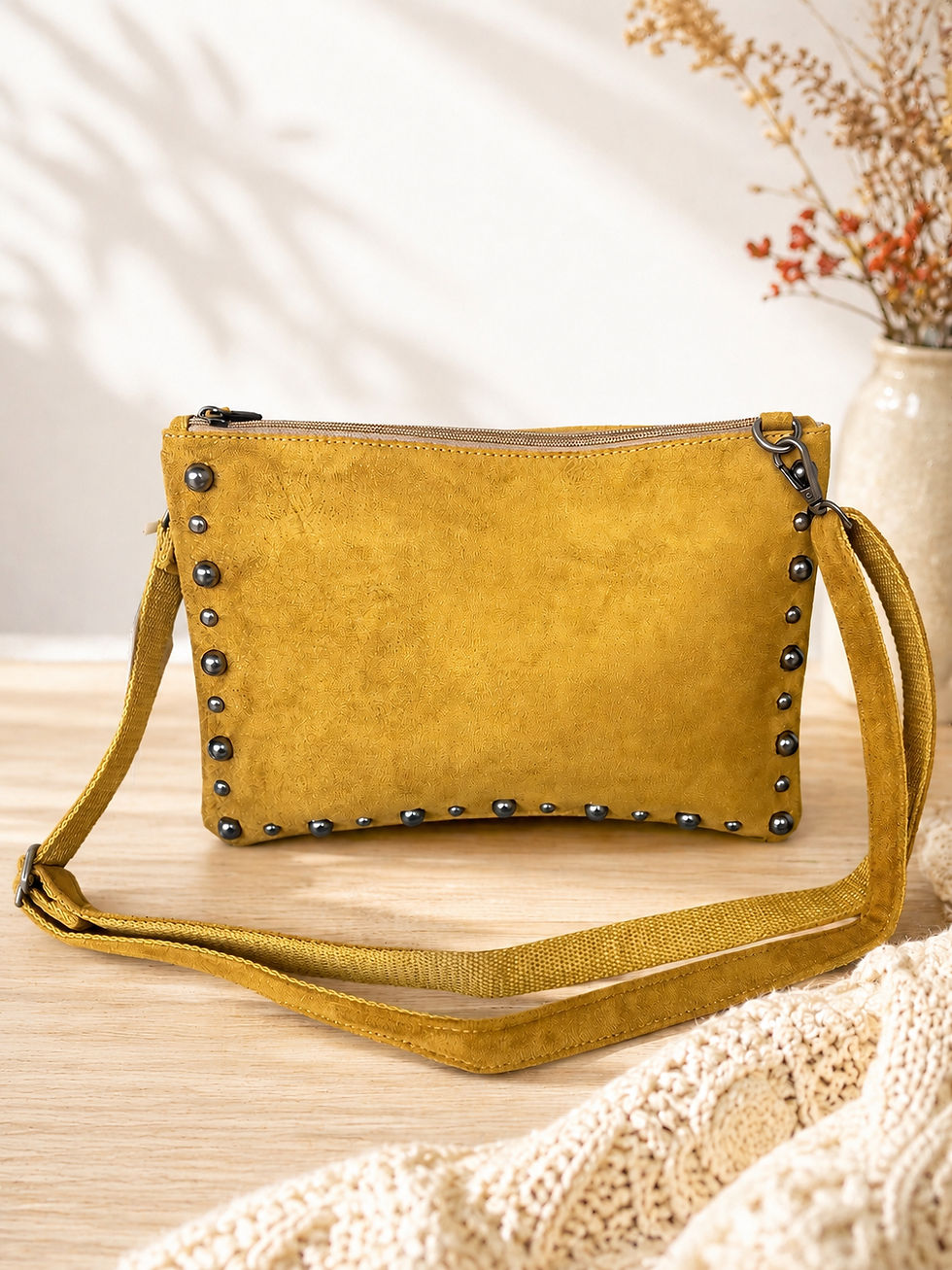 Miniature : Pochette/sac bandoulière à clous 