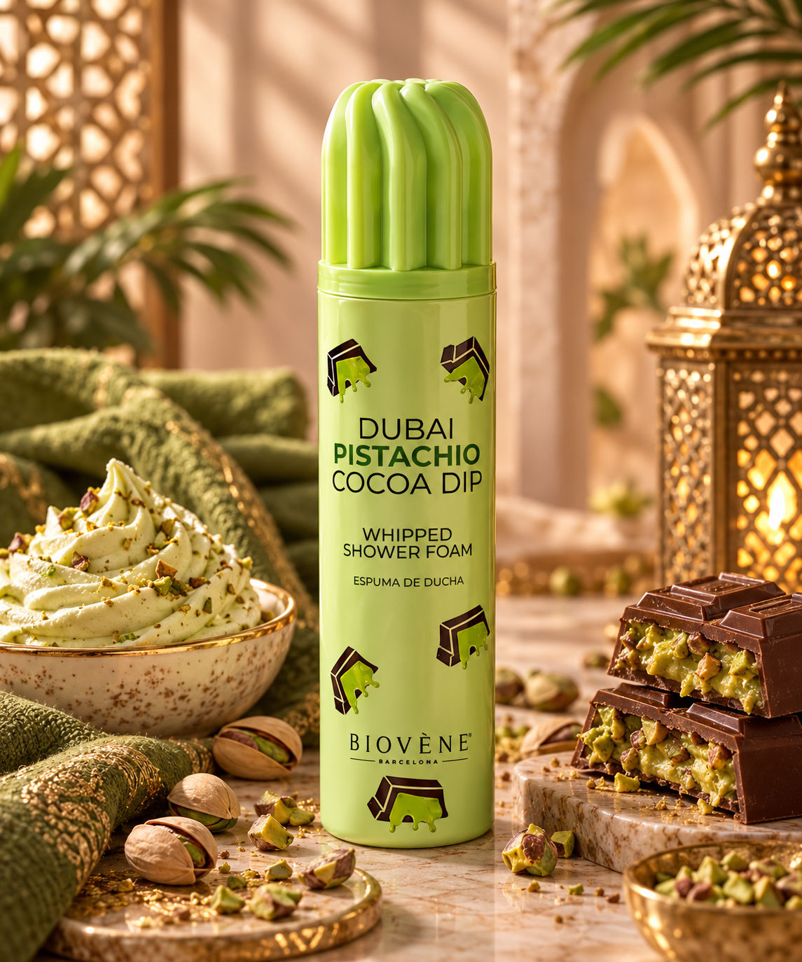 Chantilly de douche Dubaï Pistachio 🍫