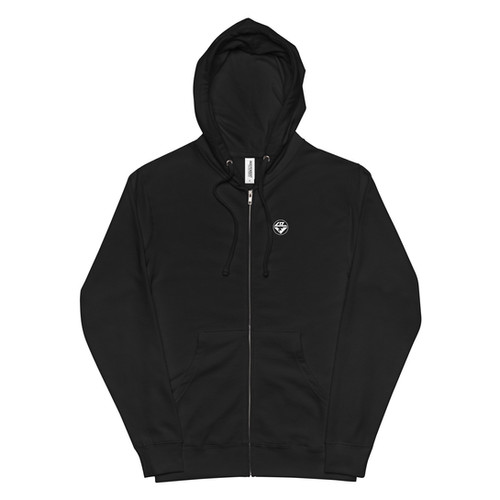 Unisex fleece zip up hoodie | Liz Of HD