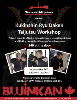 2018 11 Kukishinden Ryu Workshop 