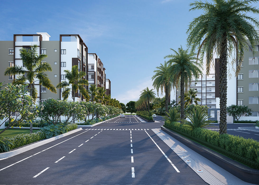 Proposed 140 Feet Road