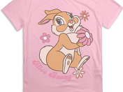 Disney Bambi Thumper Miss Bunny Womens Fashion T-Shirt