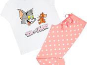 Warner Bros, Tom & Jerry Pyjama Sleep Set | Womens