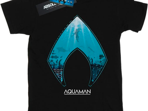 DC Comics Aquaman Ocean Logo T-Shirt
