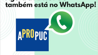 Prof, não consegue se comunicar com a APROPUC?