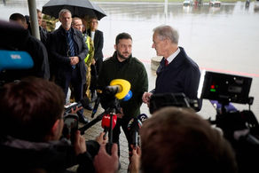 Volodímir Zelenski durante una visita diplomática a Oslo. Imagen de archivo: Focus.