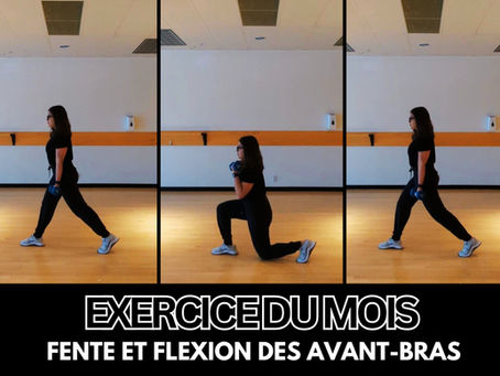 Fente et flexion des avant-bras