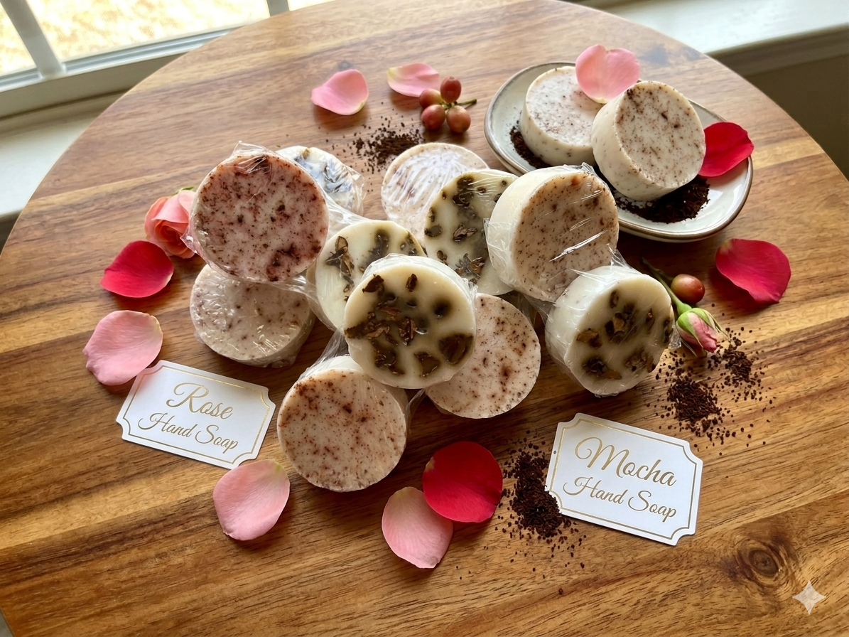Mocha and Rose Hand Soaps (2 pack)