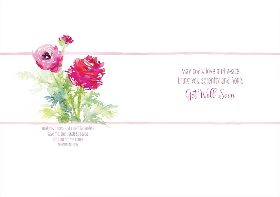 Thumbnail: Pink Happiness Get Well Card