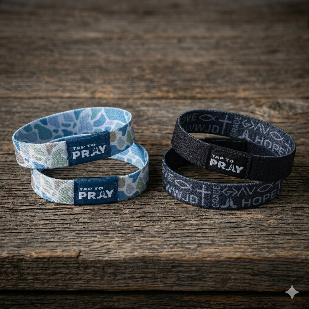 Tap To Pray Reversible Wristband