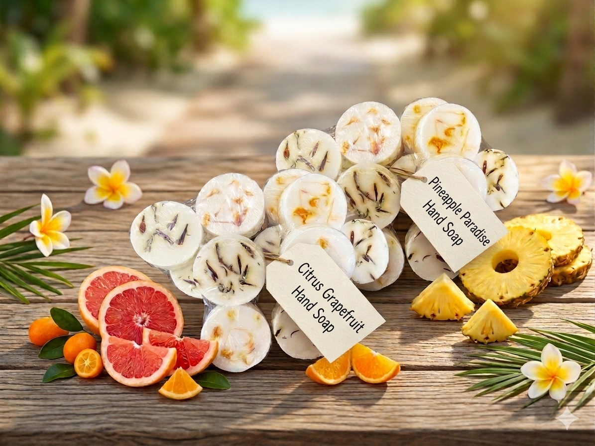 Pineapple Paradise and Citrus Grapefruit Hand Soaps (2 pack)