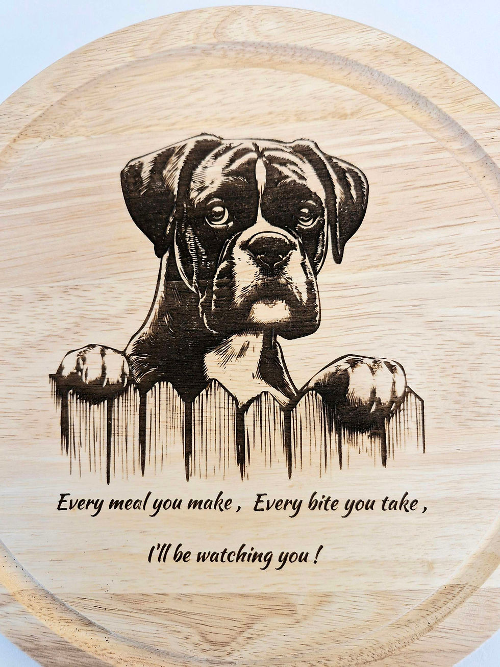 Thumbnail: Boxer dog breed cutting board